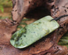 Toki or Adze Pendant carved from Flower Jade Pounamu - NZ Greenstone