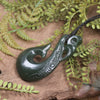Manaia pendant carved from Kawakawa Pounamu - NZ Greenstone