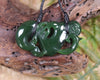 Manaia carved from Kawakawa Pounamu - NZ Greenstone