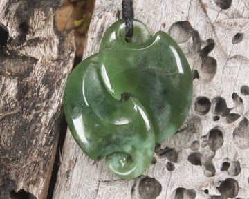 Hapopo Pounamu Koru Twist