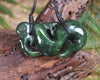 Manaia carved from Kawakawa Pounamu - NZ Greenstone