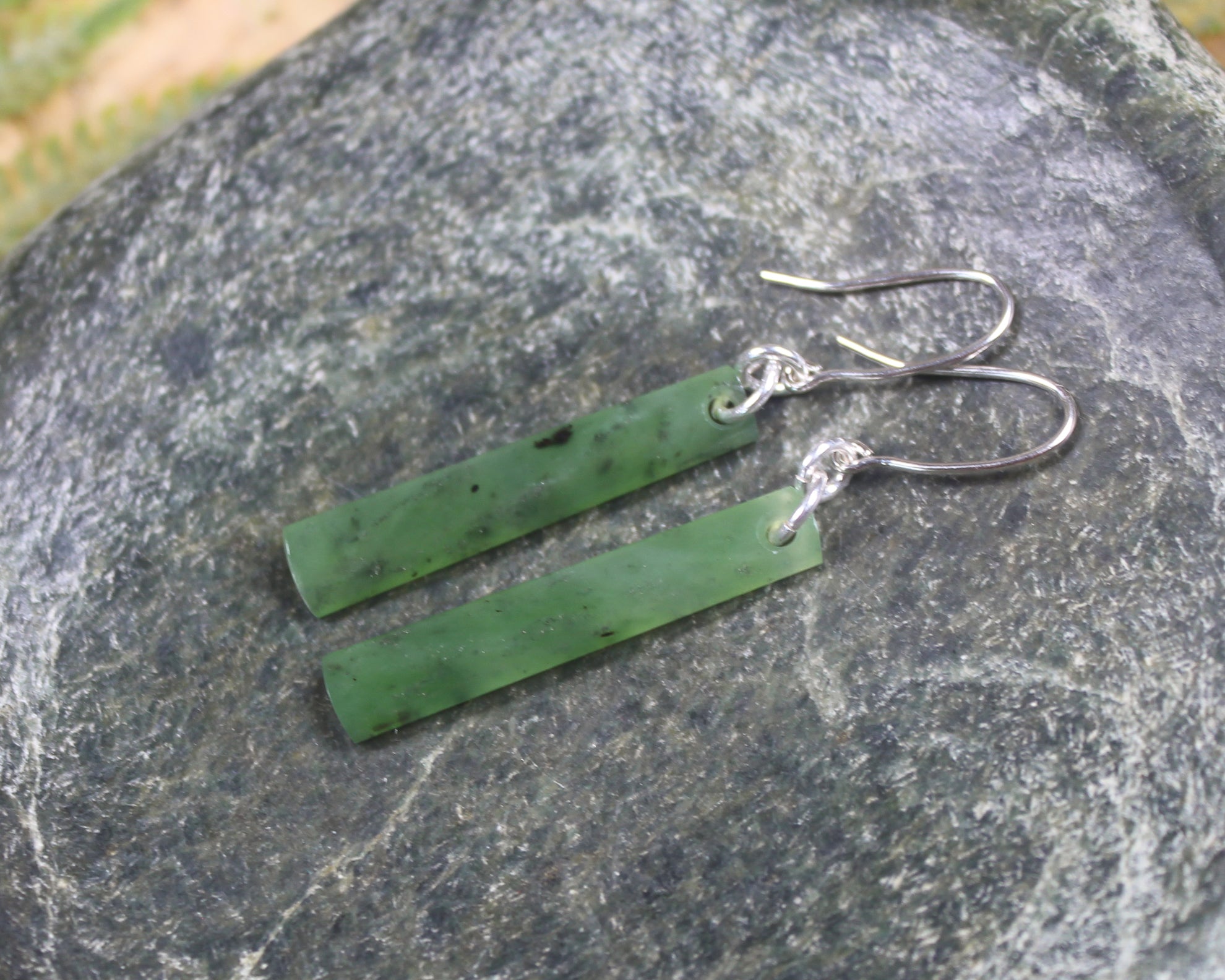 Hapopo Pounamu Earrings