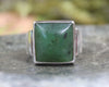 Sterling Silver Hapopo Pounamu Ring - NZ Greenstone
