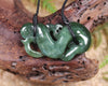 Manaia carved from Kawakawa Pounamu - NZ Greenstone