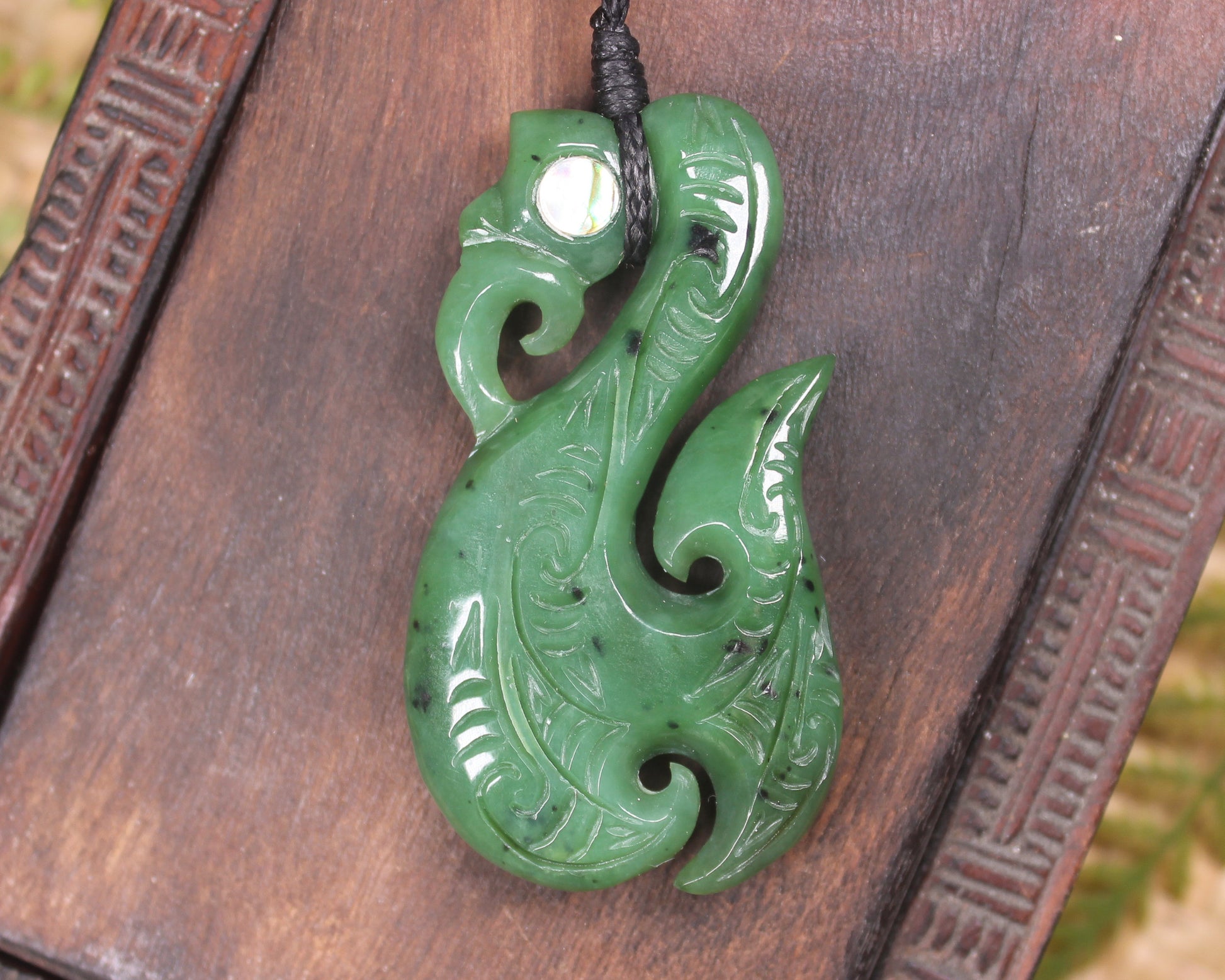 Manaia carved from Hapopo Pounamu - NZ Greenstone