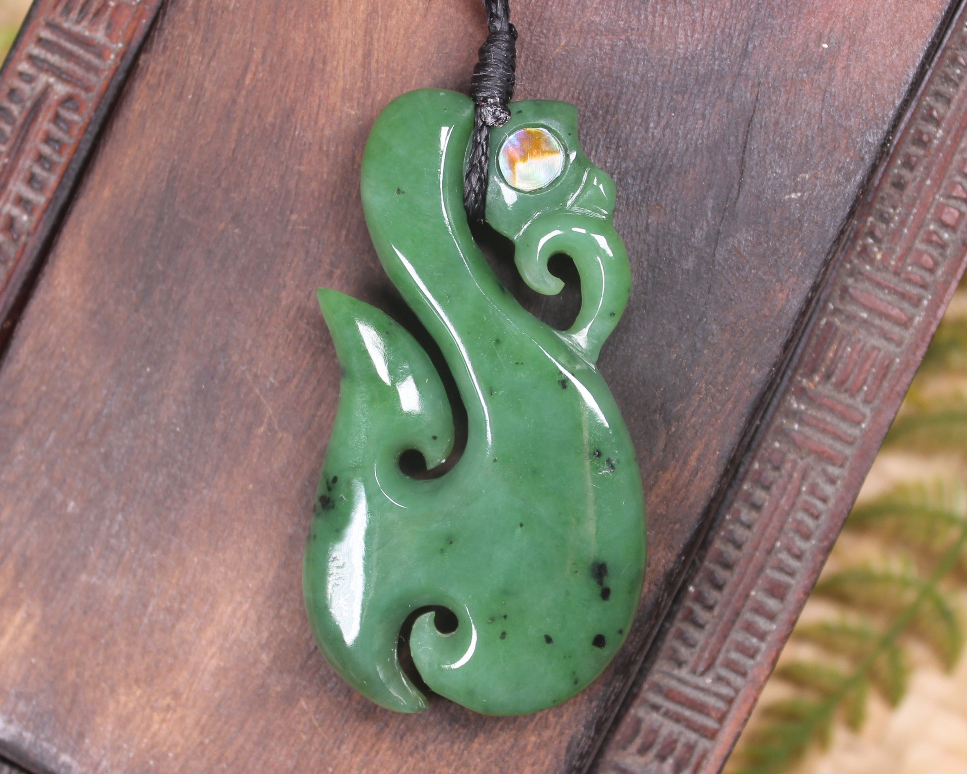 Manaia carved from Hapopo Pounamu - NZ Greenstone