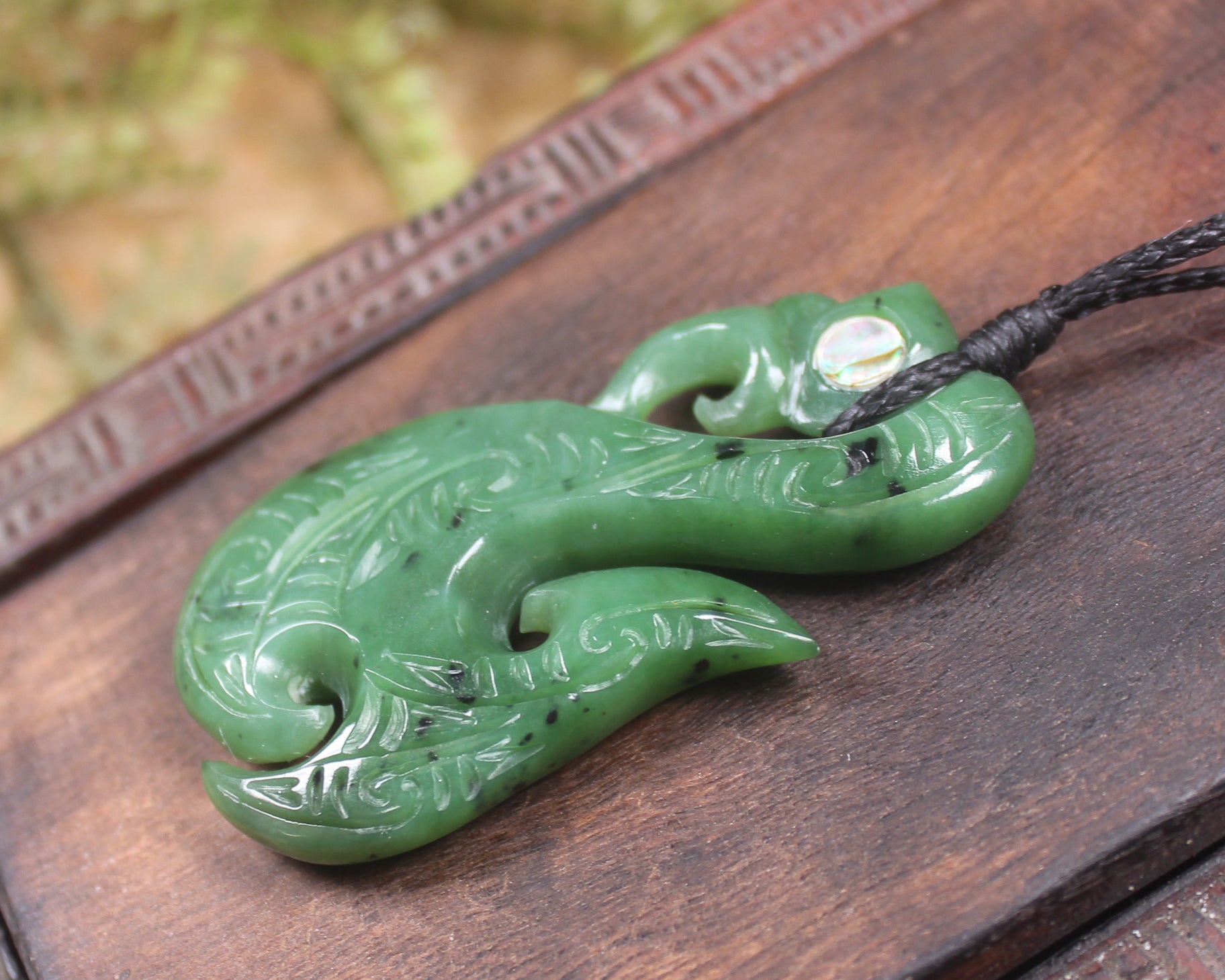 Manaia carved from Hapopo Pounamu - NZ Greenstone