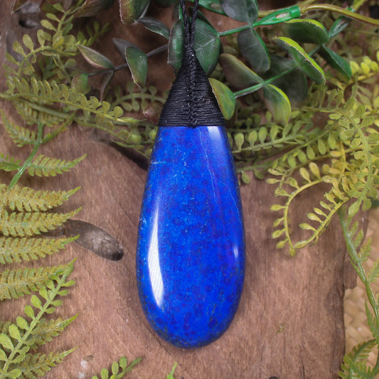 Lapis Lazuli Large Roimata Pendant (BW810)