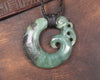Koropepe carved from Inanga Pounamu - NZ Greenstone