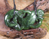 Manaia carved from Kawakawa Pounamu - NZ Greenstone