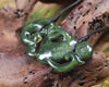 Manaia carved from Kawakawa Pounamu - NZ Greenstone