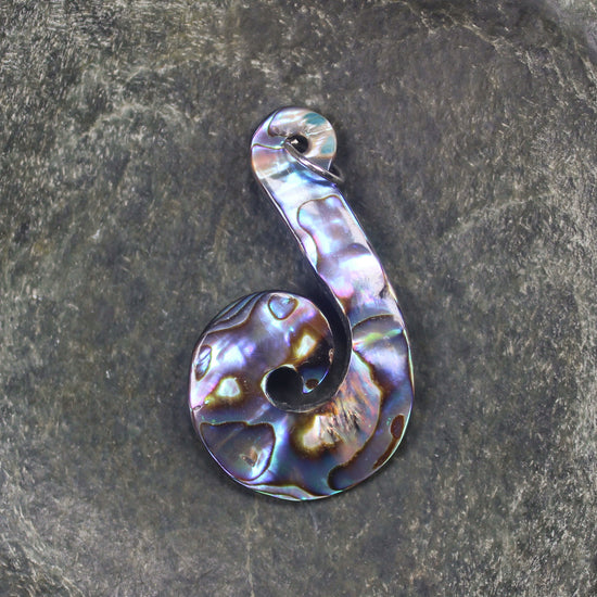 Sterling Silver Pāua Shell Pendant