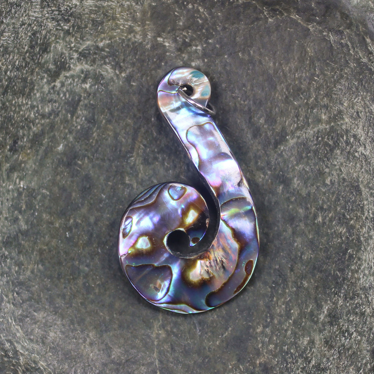 Sterling Silver Pāua Shell Pendant