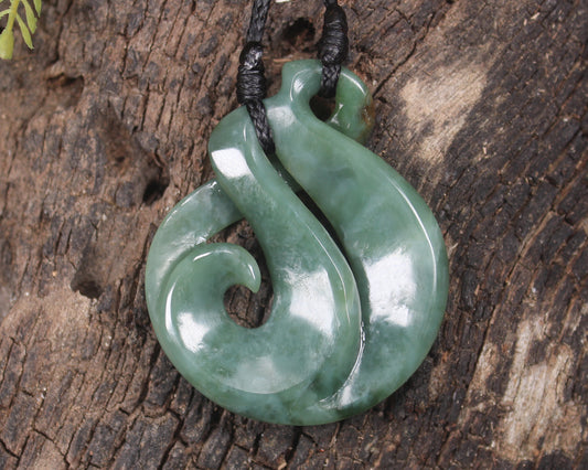 Inanga Pounamu Koru Twist - NZ Greenstone