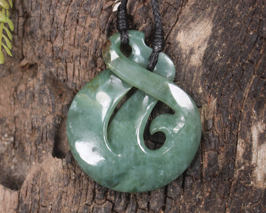 Inanga Pounamu Koru Twist - NZ Greenstone