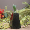 Hapopo Pounamu Dolphin Sculpture - NZ Greenstone