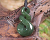 Twist carved from Kawakawa Pounamu - NZ Greenstone