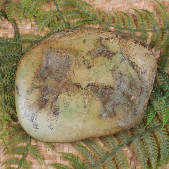Freeform Pounamu Sculpture - Kokopu  Pounamu - NZ Greenstone
