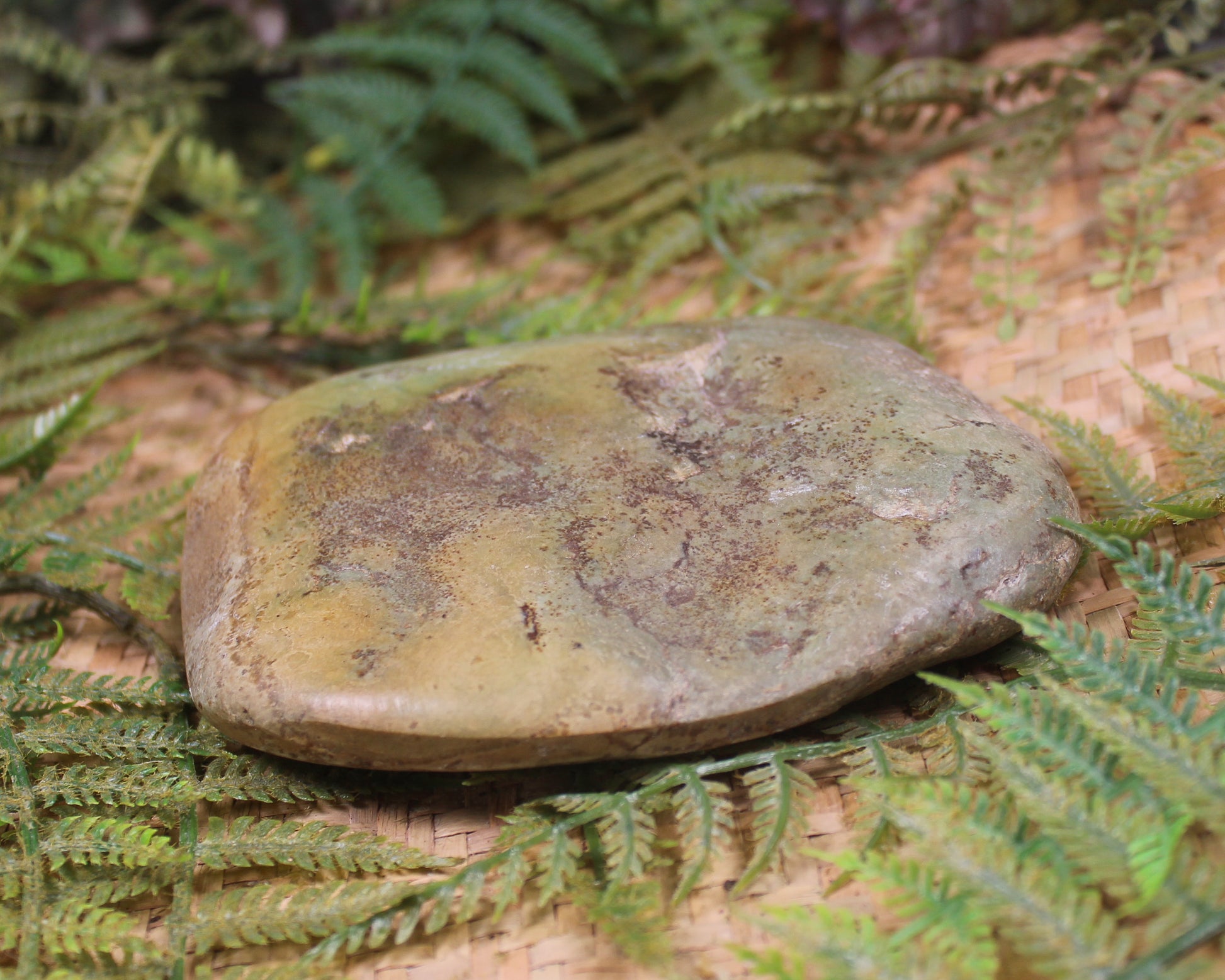 Freeform Pounamu Sculpture - Kokopu  Pounamu - NZ Greenstone