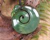 Koropepe carved from Inanga Pounamu - NZ Greenstone