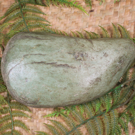 Freeform Pounamu Sculpture - Kokopu Pounamu - NZ Greenstone