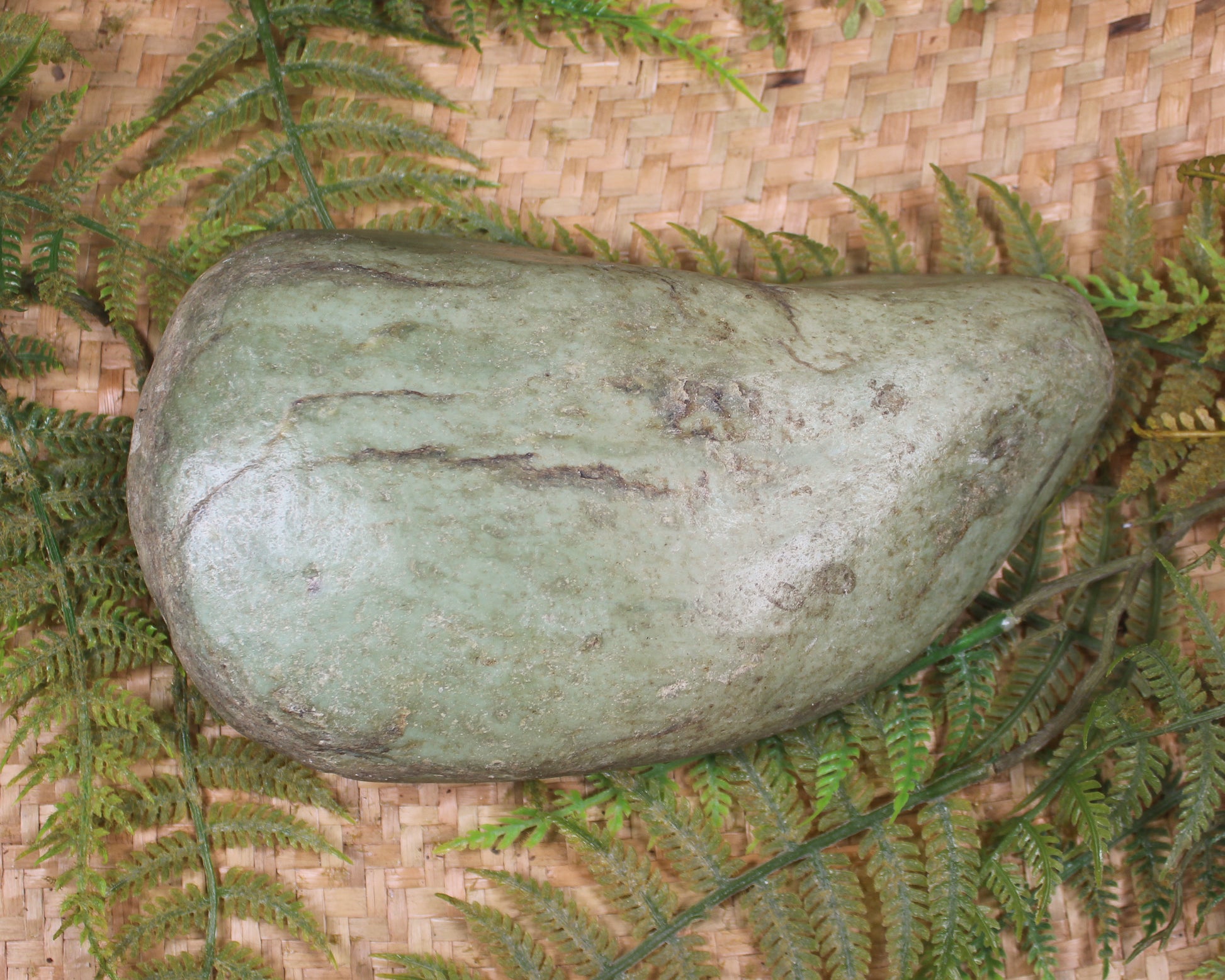 Freeform Pounamu Sculpture - Kokopu Pounamu - NZ Greenstone