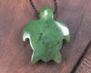 Turtle carved from Hapopo Pounamu - NZ Greenstone