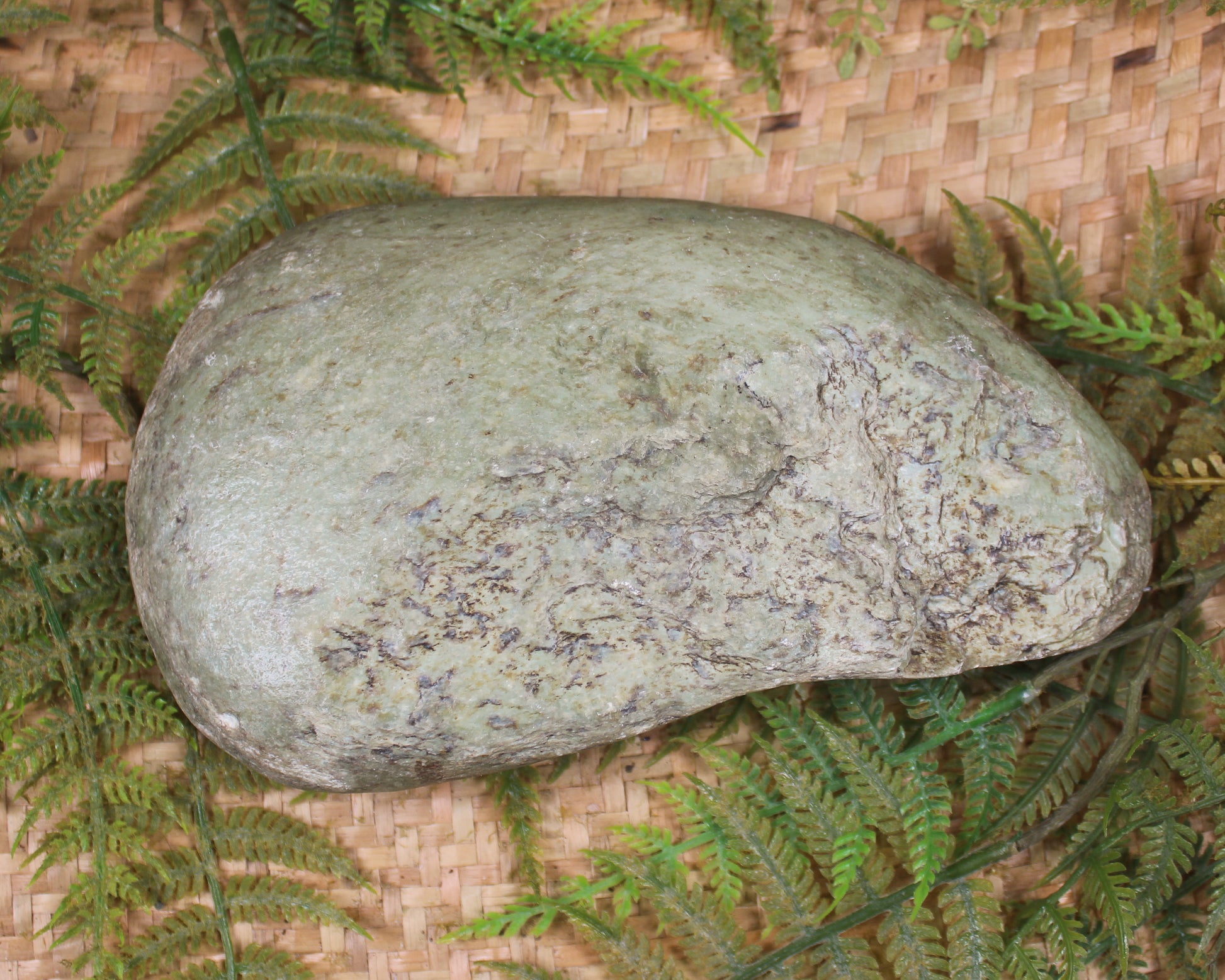Freeform Pounamu Sculpture - Kokopu Pounamu - NZ Greenstone