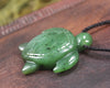 Turtle carved from Hapopo Pounamu - NZ Greenstone