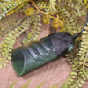 NZ Greenstone Toki Pendant Flower Jade Pounamu