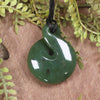 Twist or Pikorua carved from Hapopo Pounamu - NZ Greenstone