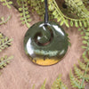 Koru carved from Raukaraka Pounamu - NZ Greenstone
