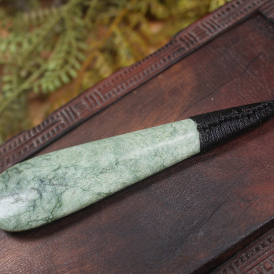 Roimata Teardrop carved from Inanga Pounamu - NZ Greenstone