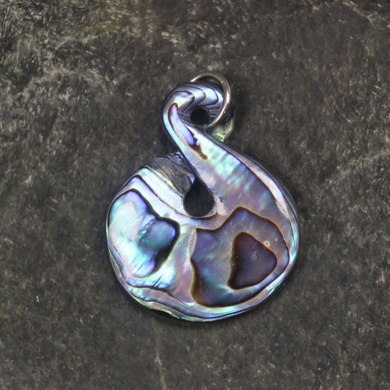 Sterling Silver Pāua Shell Pendant
