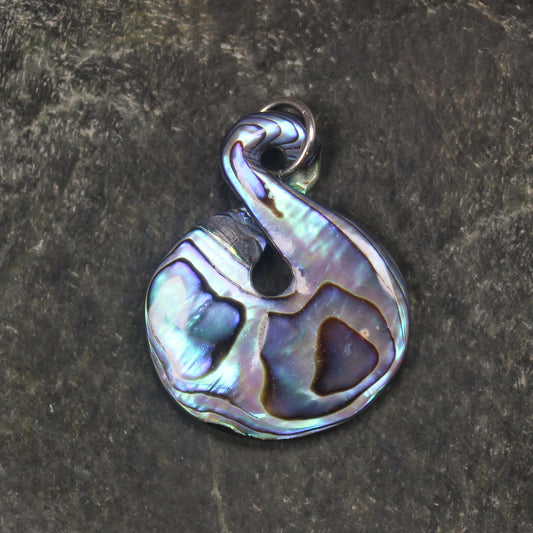 Sterling Silver Pāua Shell Pendant