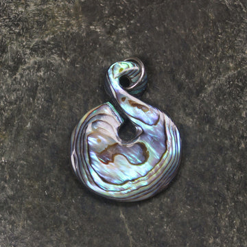 Sterling Silver Pāua Shell Pendant