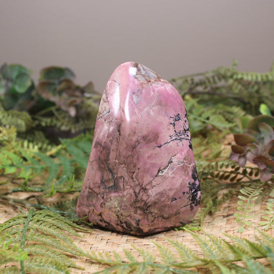 Freeform NZ Rhodonite Sculpture