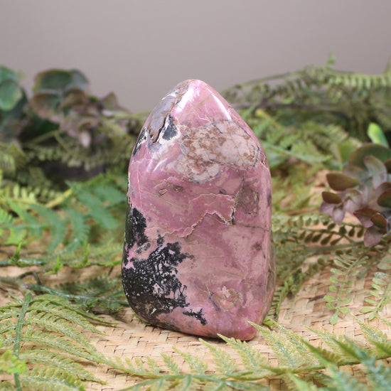 Freeform NZ Rhodonite Sculpture