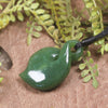Twist or Pikorua carved from Hapopo Pounamu - NZ Greenstone