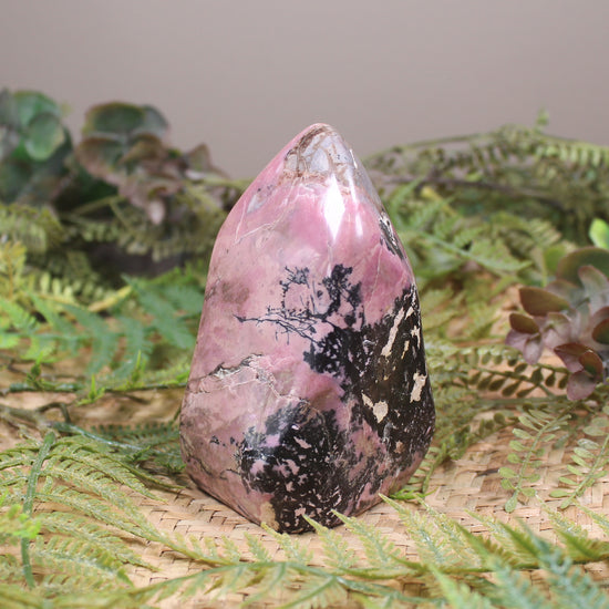 Freeform NZ Rhodonite Sculpture