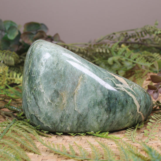 Freeform Kawakawa Pounamu Sculpture