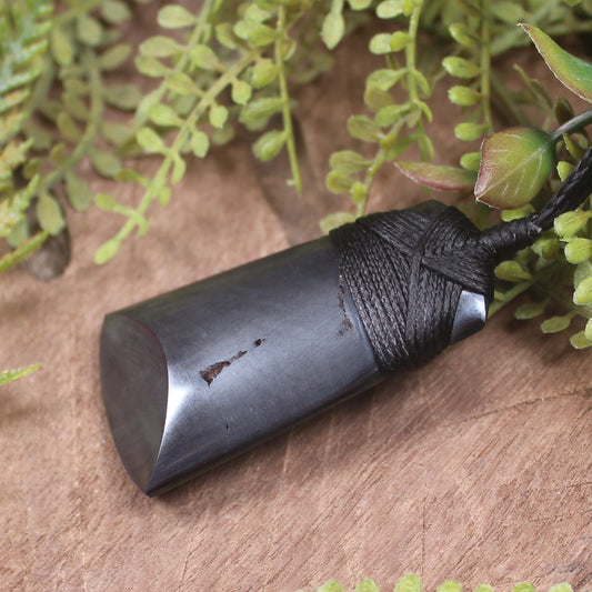 Hematite Toki pendant