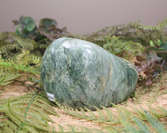 Freeform Kawakawa Pounamu Sculpture