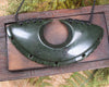 NZ Greenstone XLarge Kōuma Breastplate Pendant (BN837) Rimu Pounamu