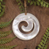 Mother of Pearl Koru Pendant