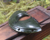 NZ Greenstone XLarge Kōuma Breastplate Pendant (BN837) Rimu Pounamu