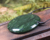 Porowhita or Pi Stone carved from Kawakawa Pounamu - NZ Greenstone