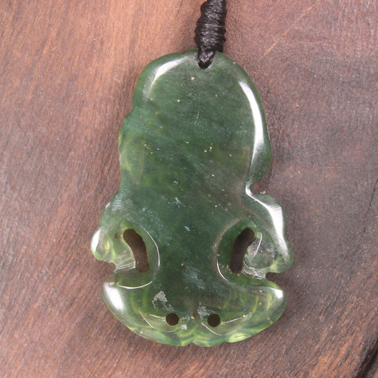 Tangiwai Pounamu Hei Tiki - NZ Greenstone