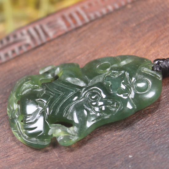 Tangiwai Pounamu Hei Tiki - NZ Greenstone