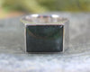 Sterling Silver Kawakawa Pounamu Ring - NZ Greenstone